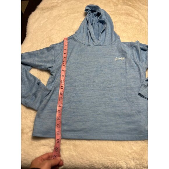 Hurley cropped pullover hoodie teenage girl shirt size large 12-13 years - Picture 5 of 6